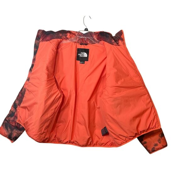The North Face Jacket Womens 2XL Coral Black Relaxed Fit Puffer Zip NF0A7WU8 - Picture 3 of 13
